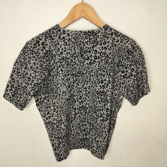 Vintage Pierre Cardin Lambswool Sweater Animal Print - Picture 7 of 8